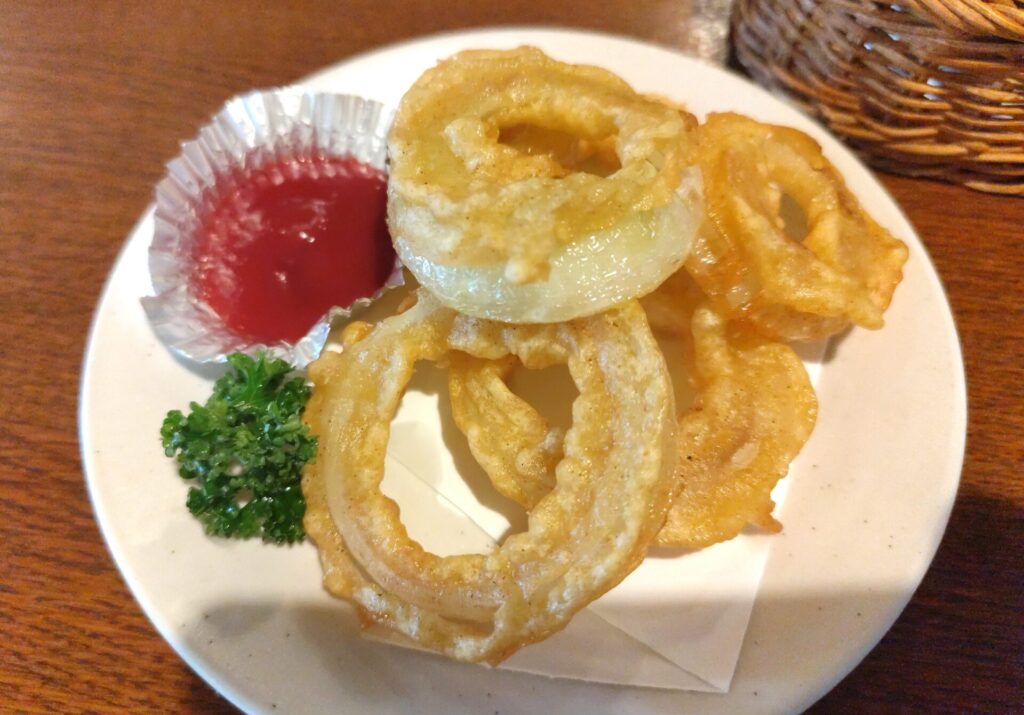 大きなオニオンリング