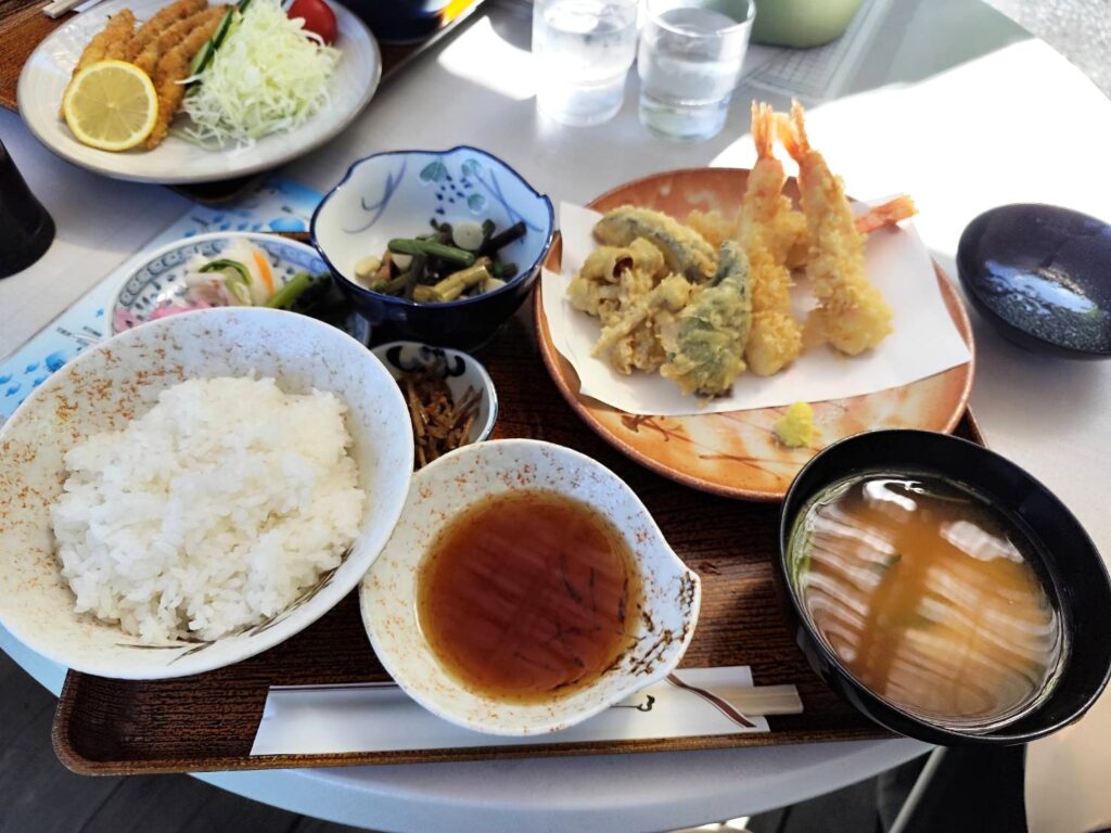 榛名レストハウス海老天定食