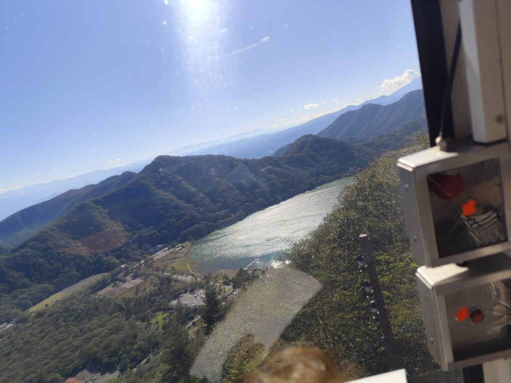 榛名山ロープウェイからの景色