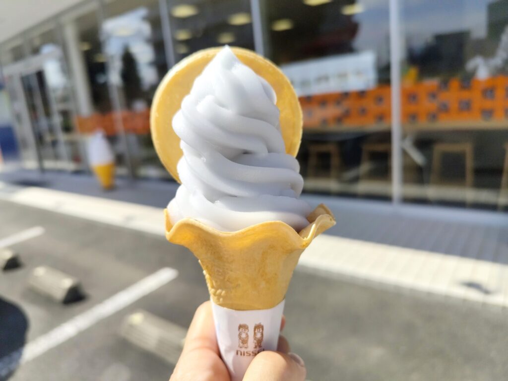 旅がらす本舗ソフトクリーム(ソーダ味)