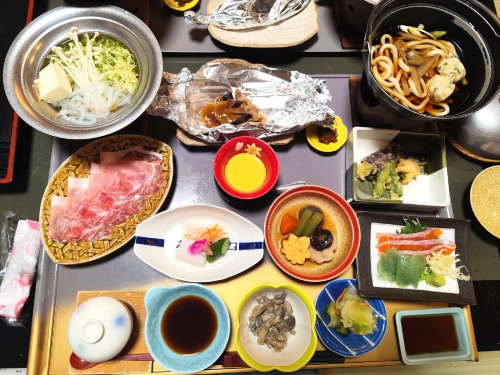 美松館の夕食